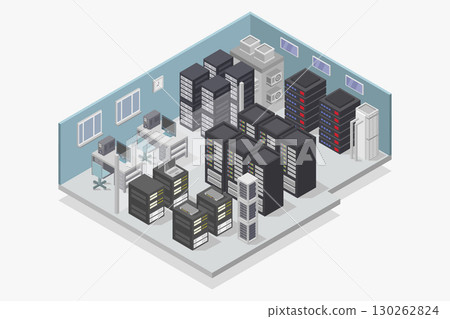 Isometric data server 130262824