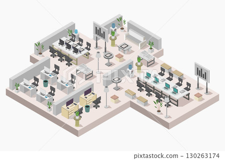 Isometric conference room Isometric conference room 130263174