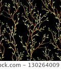 Chinoiserie floral seamless pattern with birds and flowers. 130264009
