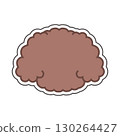 Toy poodle sticker style 130264427