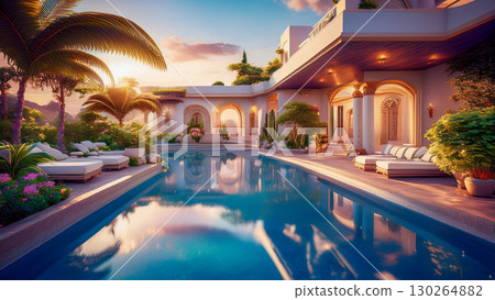 House with pool 130264882