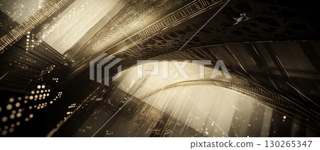 Digital futuristic abstract cityscape Digital futuristic abstract cityscape 130265347