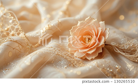 Delicate Fabric Waves 130265510