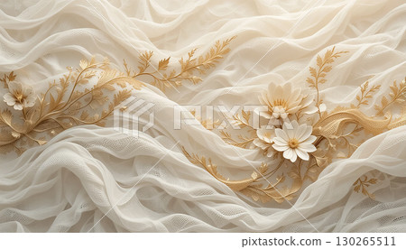 Delicate Fabric Waves 130265511