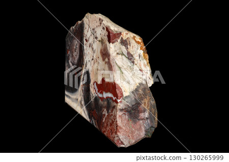 macro stone mineral jasper on black background macro stone mineral jasper on black background 130265999