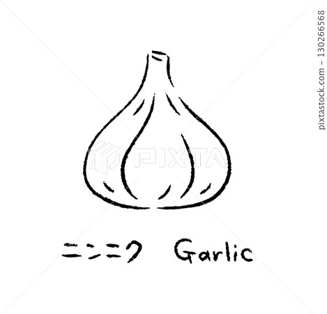 手繪大蒜2_含名字_黑白 130266568