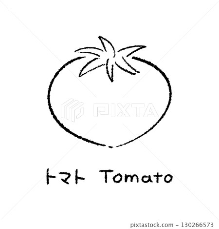 手繪番茄2_附名字_黑白 130266573