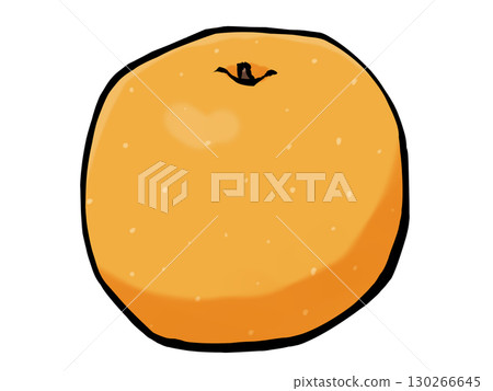 日本梨子插圖（筆觸、夏季和秋季水果） 130266645