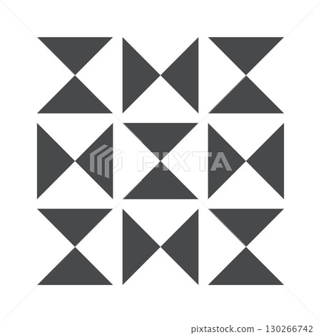 Abstract mid century geometric composition Abstract mid century geometric composition 130266742
