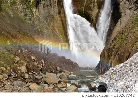 Fresh green Shomyo Falls and rainbow Fresh green Shomyo Falls and rainbow 130267748