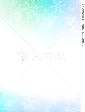 Watercolor style snow pattern background 130268473