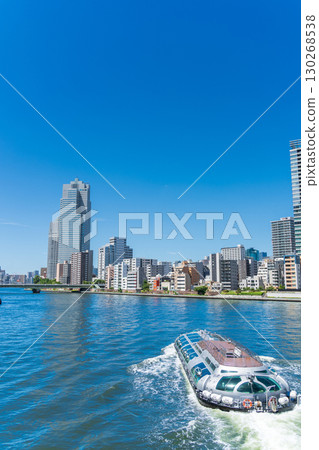 「東京」隅田川風景、中央區 「東京」隅田川風景、中央區 130268538
