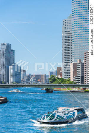 "Tokyo" Sumida River Scenery, Chuo Ward "Tokyo" Sumida River Scenery, Chuo Ward 130268544