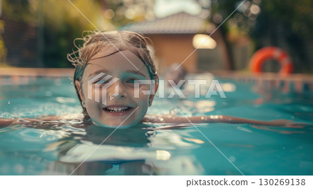 swim portrait child children kid kids water sport 130269138