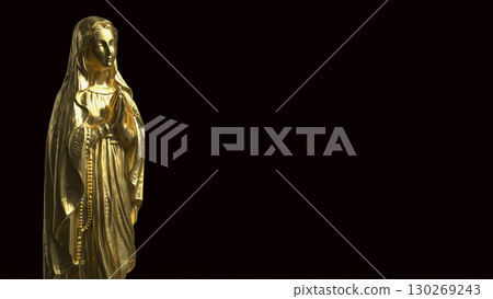 The Virgin Mary for religion or Holiday concept 3d Rendering. The Virgin Mary for religion or Holiday concept 3d Rendering. 130269243