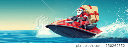 illustration jet ski gifts style blend realism stylization 130269352