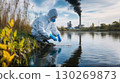 person suit gloves body water pond lake mask 130269873