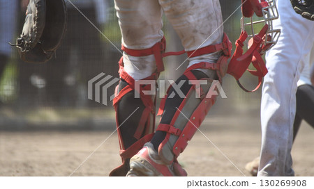 Catcher on defense 130269908