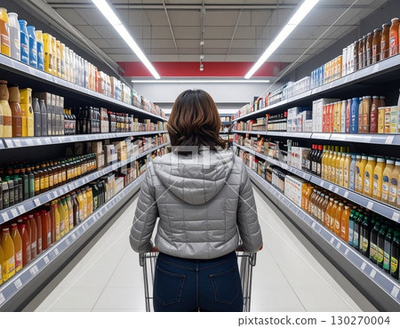 人們在超市購物 人們在超市購物 130270004