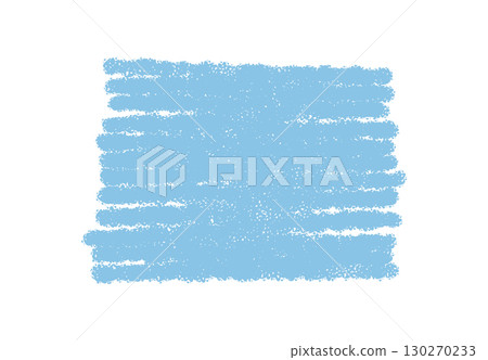 Blue chalk sketch rectangle frame serves as a striking banner card. Highlight for text with a template background, this graphic offers unique design for creative presentations and posts. 130270233