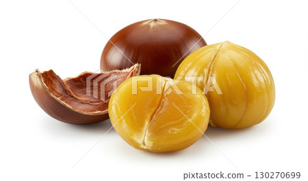 Delicious autumn chestnuts 130270699