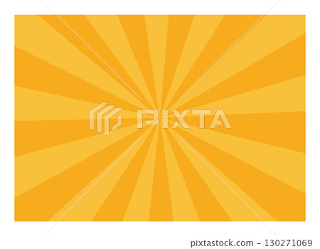 Simple orange concentrated line background material 130271069