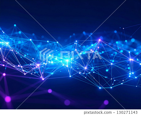 Digital technology generative AI background 130271143