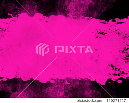 Pink rough horizontal lines and hazy dark background 130271237