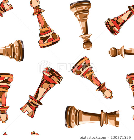 seamless, chess, pattern 130271539