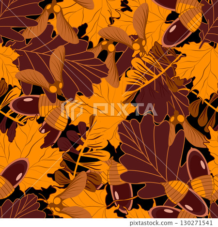 maple, seamless, autumn 130271541