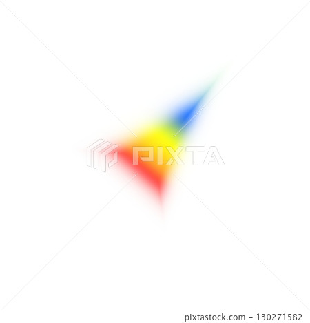 Rainbow gradient triangle effect on transparent background Rainbow gradient triangle effect on transparent background 130271582