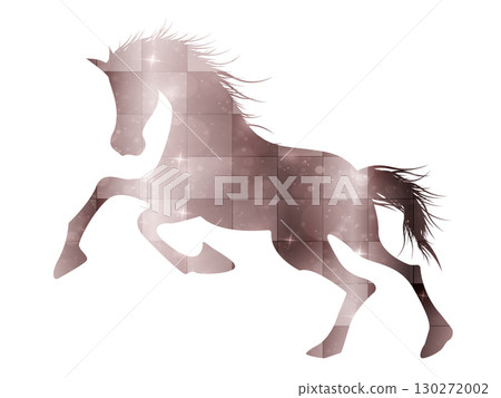 Horse New Year's card zodiac icon 130272002