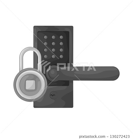 Illustration of Smart Door Lock Illustration of Smart Door Lock 130272423