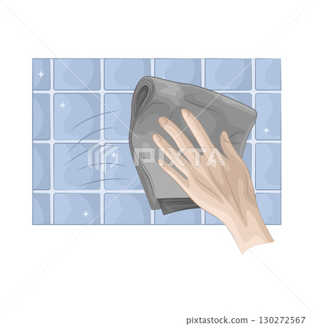 Illustration of Wipe Illustration of Wipe 130272567