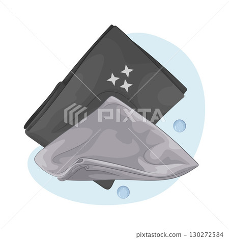 Illustration of Wipe Cloth 130272584