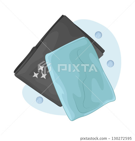 Illustration of Wipe Cloth  130272595