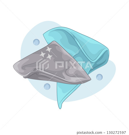 Illustration of Wipe Cloth  130272597