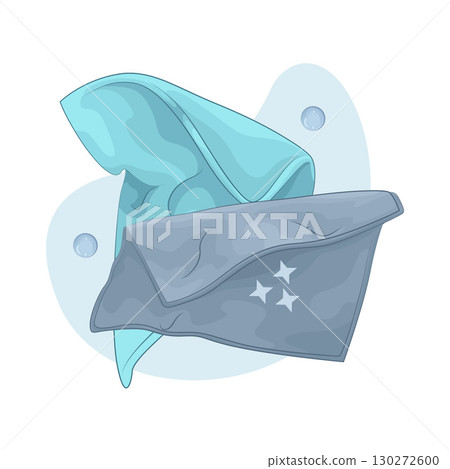 Illustration of Wipe Cloth Illustration of Wipe Cloth 130272600