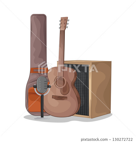 Illustration of Guitar 130272722