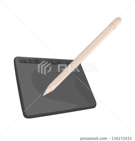Illustration of Pen Tablet 130272815
