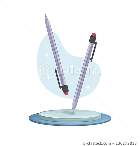 Illustration of Stylus Pen Illustration of Stylus Pen 130272818