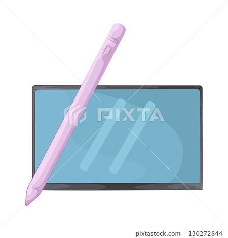 Illustration of Pen Tablet 130272844