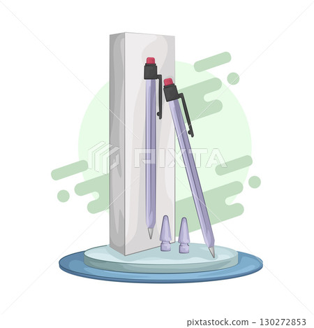 Illustration of Stylus Pen Illustration of Stylus Pen 130272853