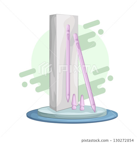 Illustration of Stylus Pen Illustration of Stylus Pen 130272854
