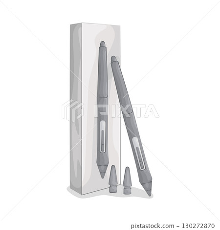 Illustration of Stylus Pen 130272870
