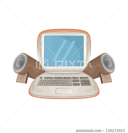 Illustration of Laptop Illustration of Laptop 130272923