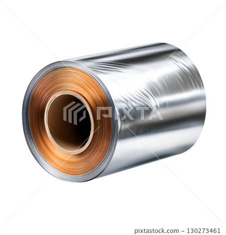 Reflective Roll of Aluminum Foil Wrapped on Core Cylinder for Kitchen and Food Use 130273461