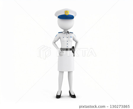 3D person police generation AI 130273865