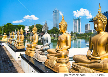科倫坡西瑪瑪拉卡亞寺的壯麗景色 科倫坡西瑪瑪拉卡亞寺的壯麗景色 130273982