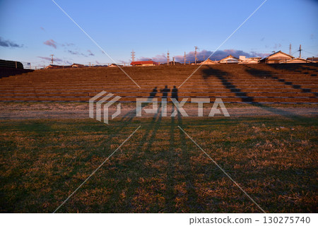 Sunset silhouette image 130275740